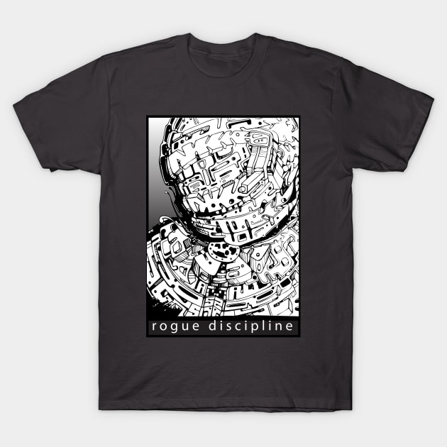 Robot Head T-Shirt by rogue_discipline